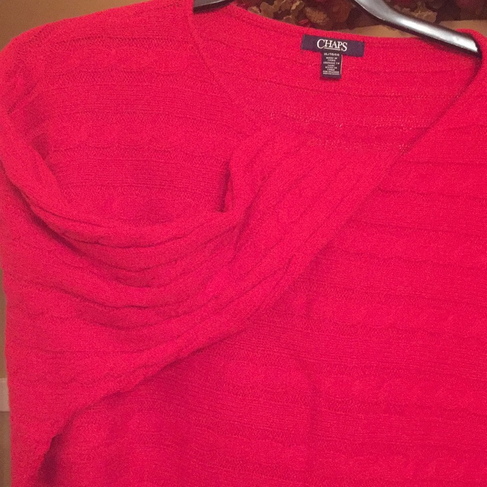 Long sleeve cable knit sweater